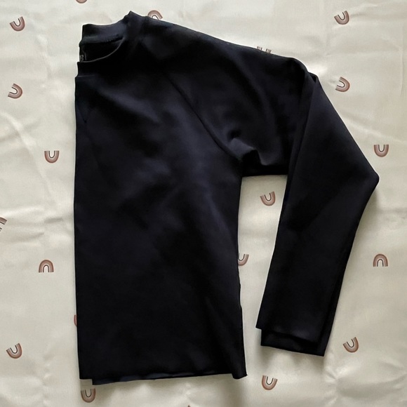 Albion fit black neo scuba sweater sweatshirt cropped - Picture 4 of 4